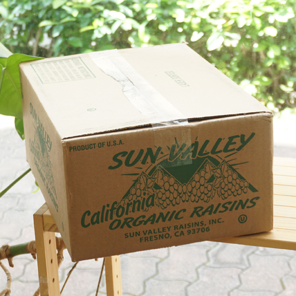 有機レーズン/11.33kg【アリサン】 SUN VALLEY California ORGANIC RAISINS
