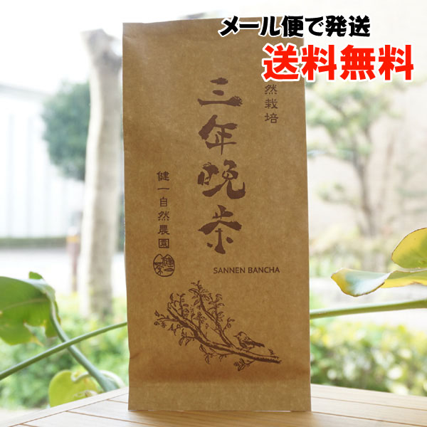自然栽培 三年晩茶/100g【メール便発送】【健一自然農園】　番茶