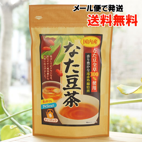 国内産 なた豆茶(ティーバック)/2g×20袋【メール便発送】【長谷川商店】