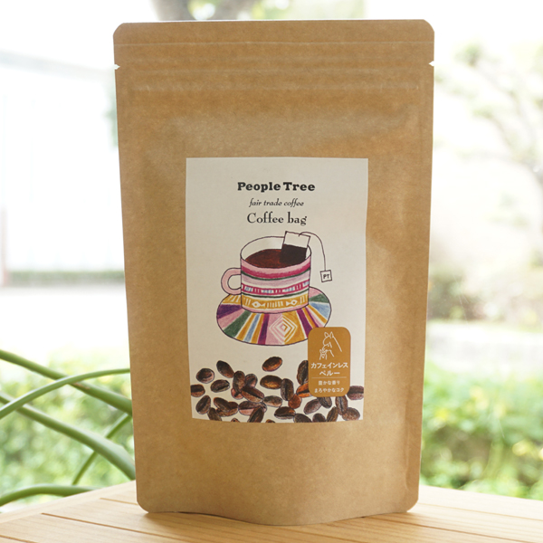 People Tree ディカフェ コーヒーバッグ ペルー/8gx8袋【フェアトレードカンパニー】