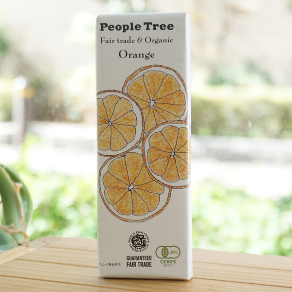 People Tree 有機オレンジ チョコレート/50g【フェアトレードカンパニー】 Orange