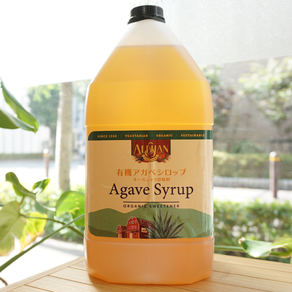 有機アガベシロップ業務用/4L(5.6kg)【アリサン】 Agave Syrup ORGANIC SWEETENER