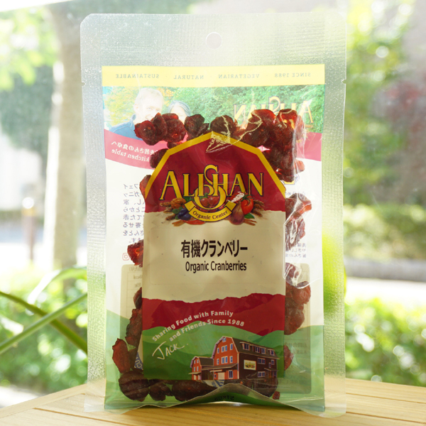 有機クランベリー/60g【アリサン】 Organic Cranberries