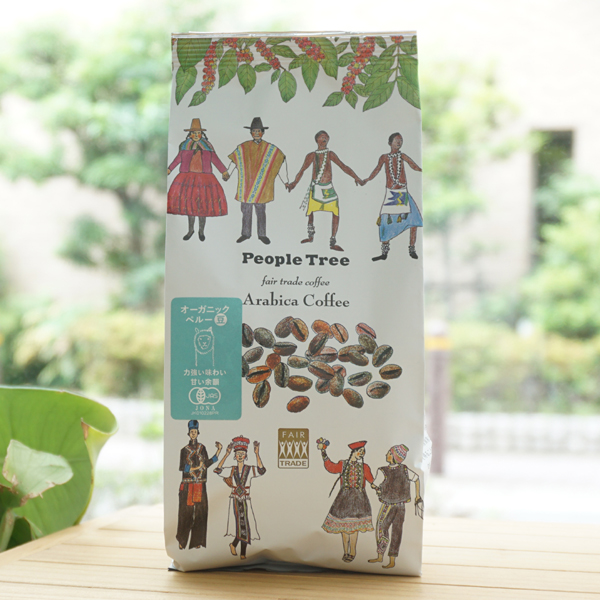 People Tree 有機レギュラーコーヒー・ミディアムロースト(豆)/160g【フェアトレードカンパニー】