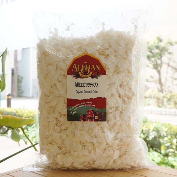 有機ココナッツチップス/1kg【アリサン】 Organic Coconut Chips
