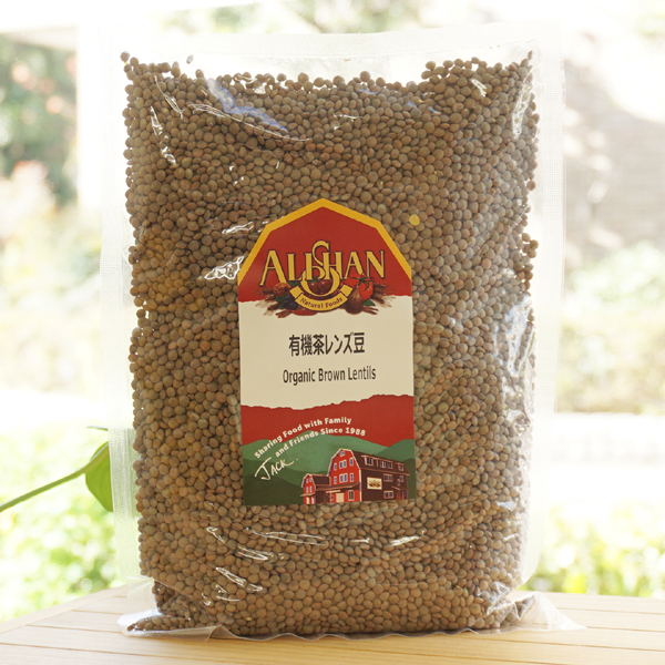 有機茶レンズ豆/1Kg【アリサン】 Organic Brown Lentils | 健康ストア ...
