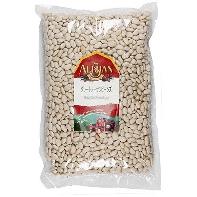 グレートノーザンビーンズ(インゲン豆の仲間)/1kg【アリサン】 Great Northern Beans