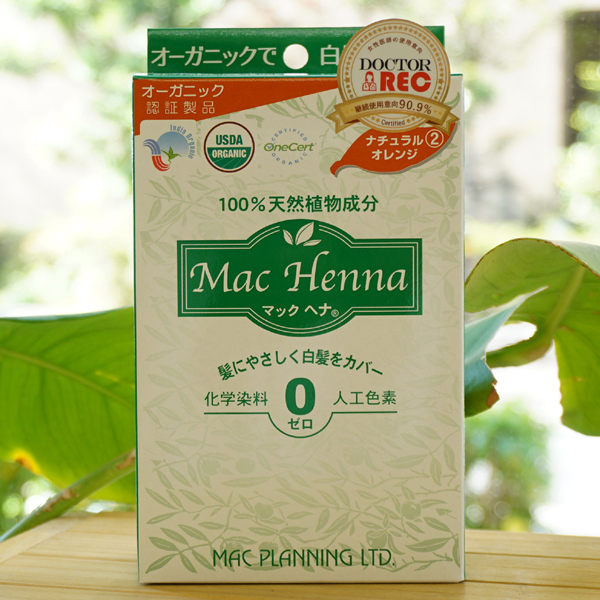 マックヘナ(オレンジ)/100g【マックプランニング】 Mac Henna