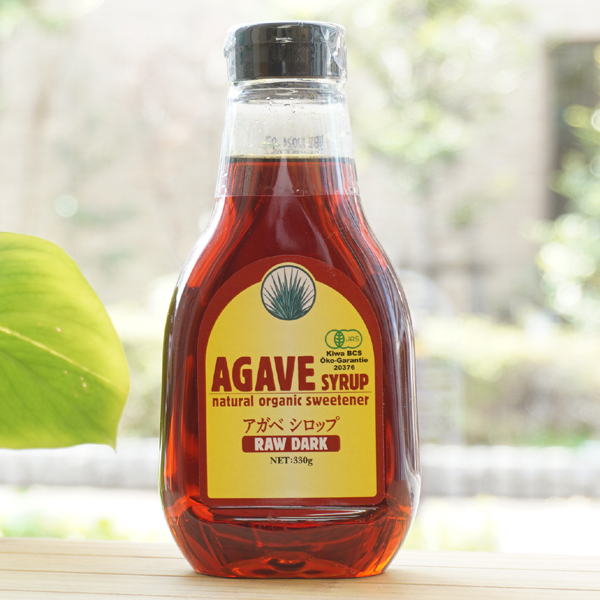 有機アガベシロップRAW DARK/330g【アルマテラ】 AGAVE SYRUP natural organic sweetener3