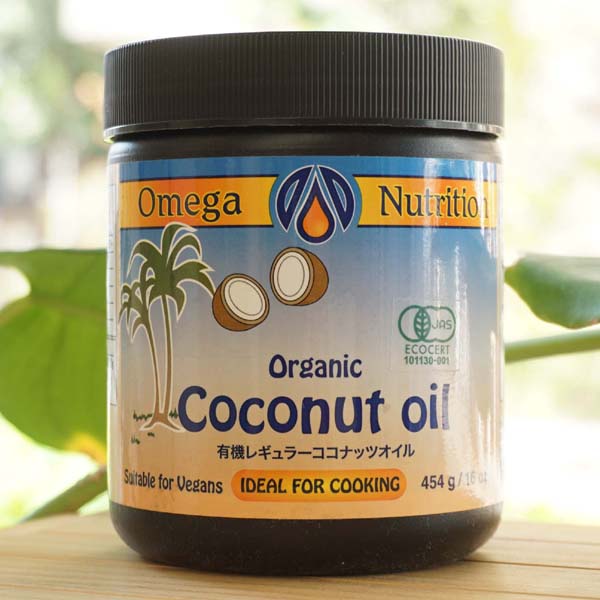 有機レギュラーココナッツオイル/454g【アトワ】 Omega Nutrition Organic Coconut oil