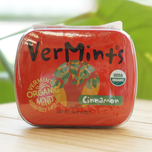 バーミント(シナモン)/18g【アリサン】 VerMints ORGANIC MiNTS Cinnamon