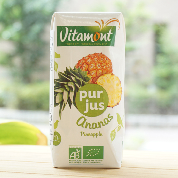 Vitamont 有機パイナップル ストレートジュース/200ml【アリサン】 pur jus Ananas Pineapple