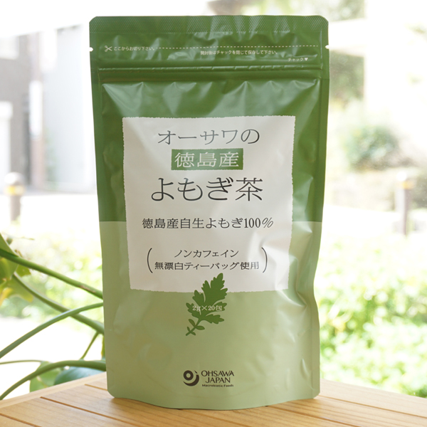 オーサワの徳島産よもぎ茶/40g(2g×20包)