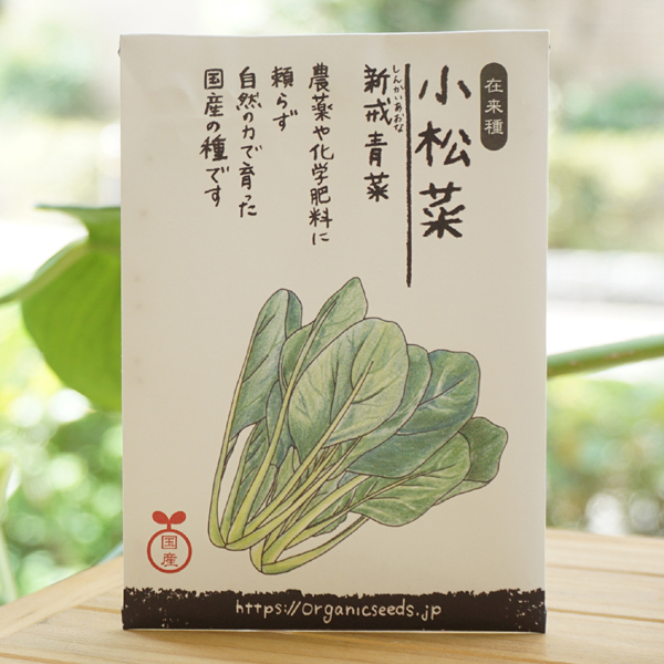 在来種 小松菜(新戒青菜)/約500粒【ナチュラルライフステーション】　国産
