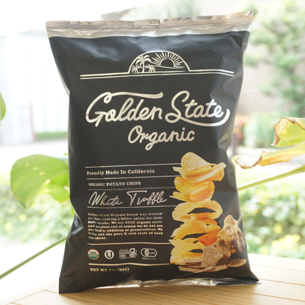 オーガニックポテトチップス(ホワイトトリュフ)/85g【若翔】 Golden State Organic White Truffle
