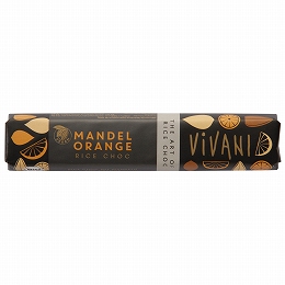 ViVANI オーガニックライスミルクチョコレートバー(アーモンドオレンジ)/35g【アスプルンド】 MANDL ORANGE
