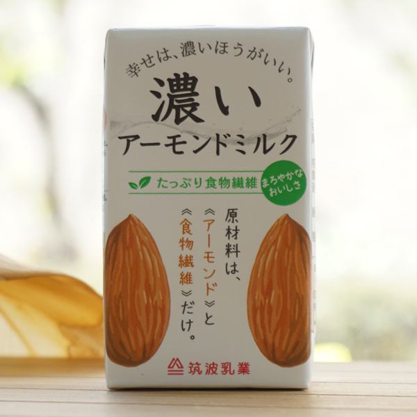 濃いアーモンドミルク(たっぷり食物繊維)/125ml【筑波乳業】  