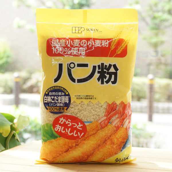 国産小麦の小麦粉100％使用 パン粉/150g【創健社】