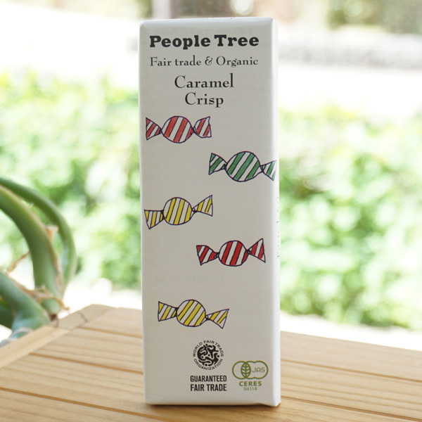 People Tree 有機カラメルクリスプ チョコレート/50g【フェアトレードカンパニー】 Caramel Crisp