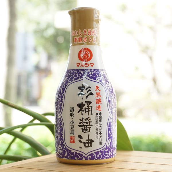 天然醸造 杉桶醤油(密封ボトル)/200ml【マルシマ】