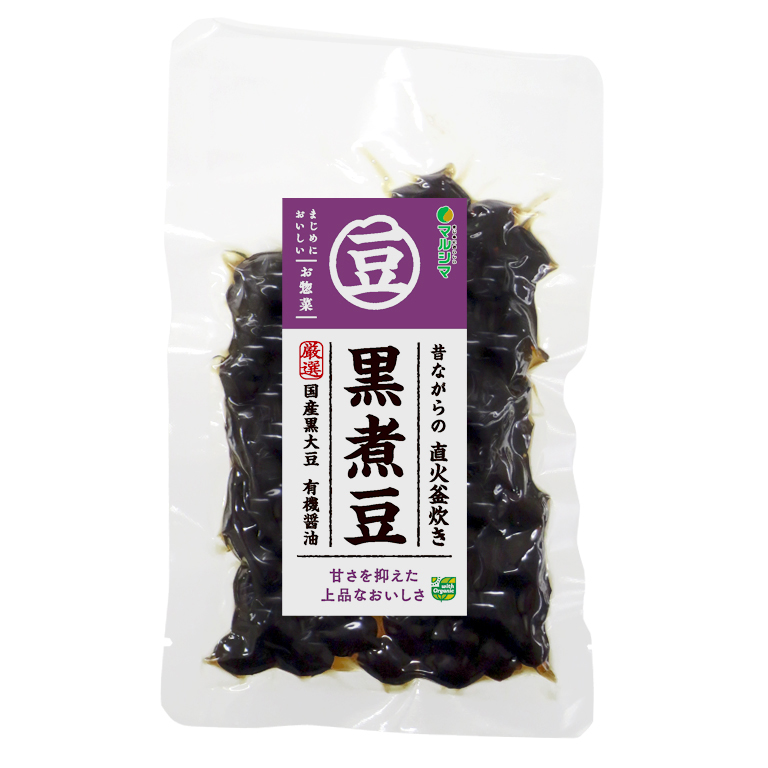 黒煮豆/120g【マルシマ】