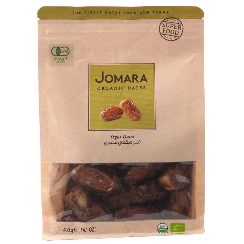 ジョマーラ オーガニックデーツ セガイ種 /400g【出光商会】