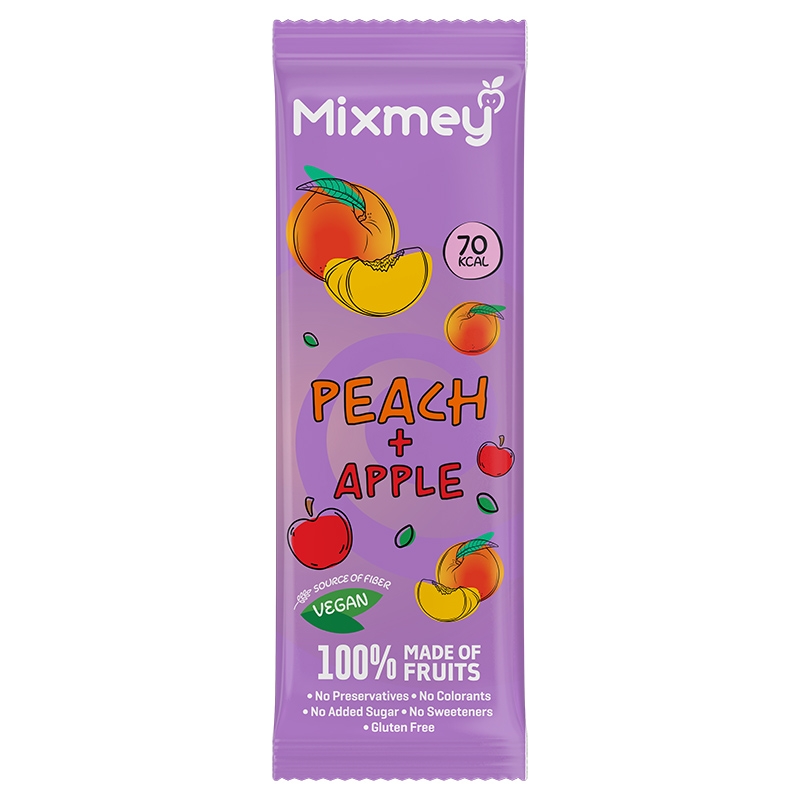 ミックスミーフルーツバー(アップル＆ピーチ)/20g【アリサン】 【アリサン3月新商品】Mixmey PEACH + APPLE