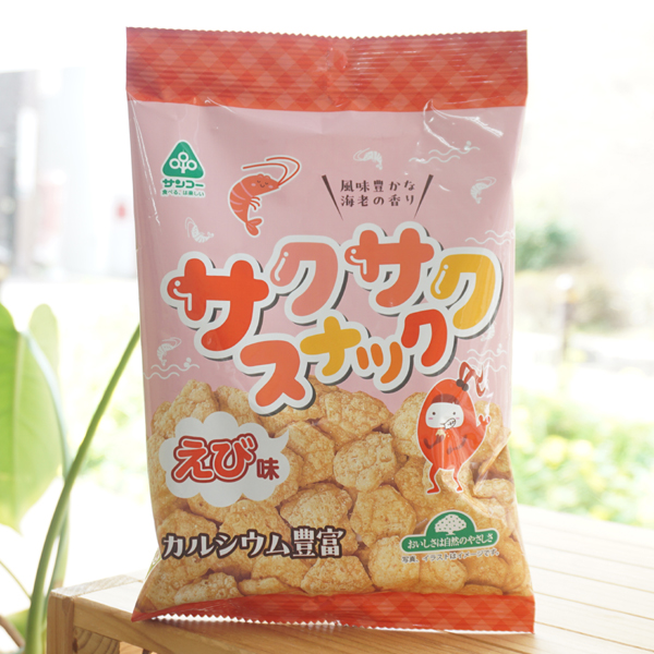 サクサクスナック えび味/50g【サンコー】【ムソー4月新商品】
