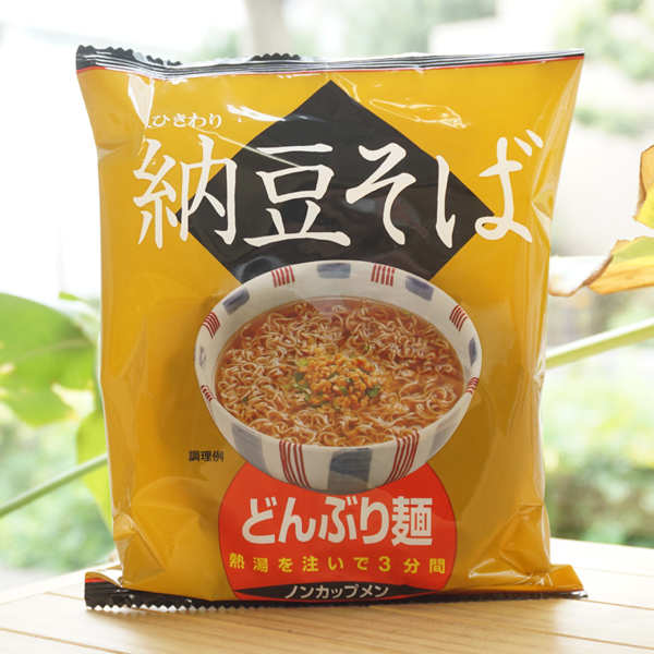どんぶり麺(納豆そば)/81.5g【トーエー食品】