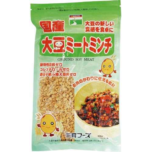 国産大豆ミートミンチ/90g【三育フーズ】　お肉の代わりに使える素材