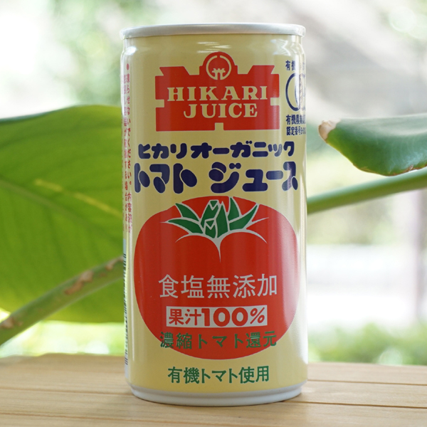ヒカリ オーガニックトマトジュース(無塩)/190g×30本【光食品】