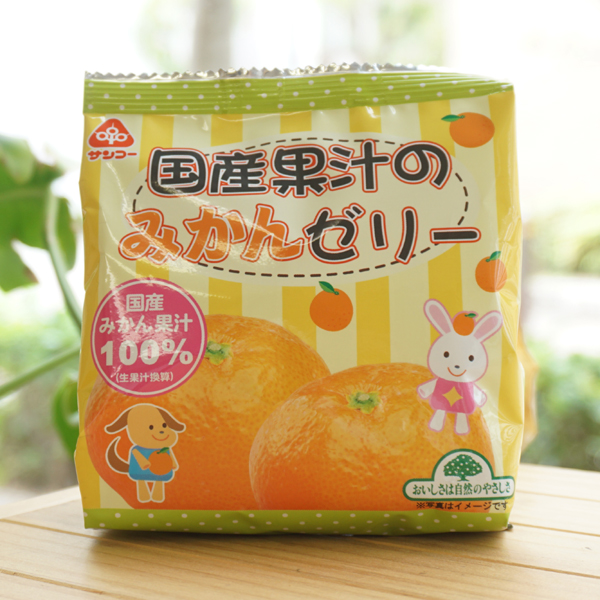 国産果汁のみかんゼリー/22g×6個【サンコー】