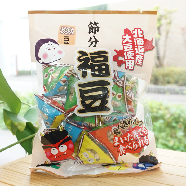 北海道産大豆使用 節分 福豆(テトラパック入)/112g(個包装)【小林製菓】