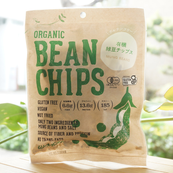 有機 緑豆チップス/50ｇ【むそう】 ORGANIC BEAN CHIPS