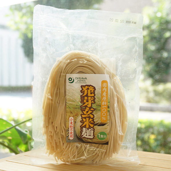 発芽玄米麺/120g(1食分)【オーサワジャパン】
