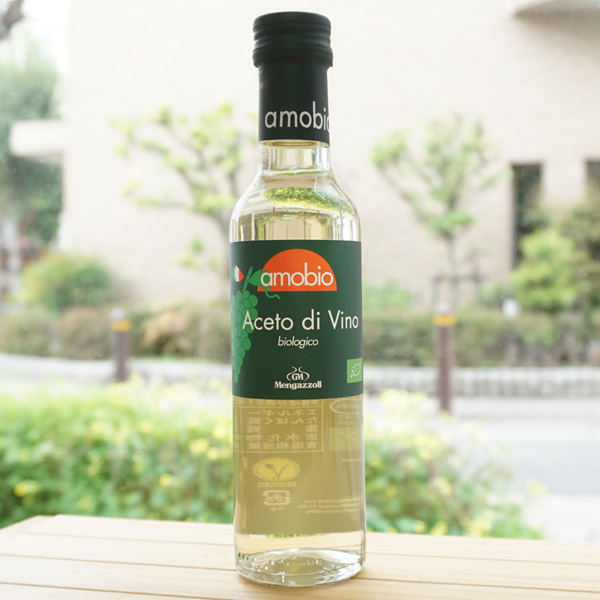 有機白ワインビネガー/250ml【ミトク】 amobio Aceto di Vino
