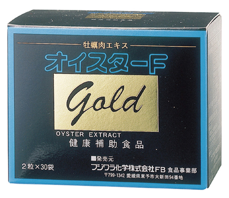 牡蠣肉エキス オイスターF(gold)/2粒×30袋【フジワラ化学】　健康補助食品