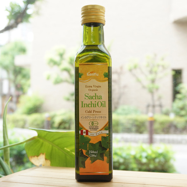 インカグリーンナッツオイル/230g(250ml)【健友交易】 Extra Virgin Organic Sacha Inchi Oil