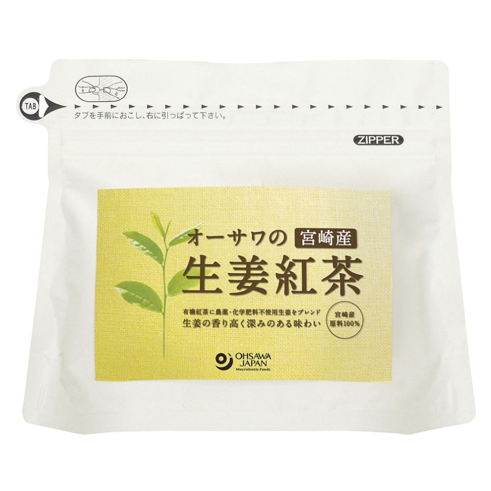 オーサワの宮崎県産 生姜紅茶/60g(3g×20TB)