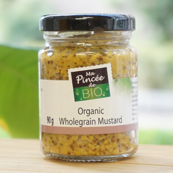 オーガニック粒マスタード/90g【ナイキフーズ】 Ma Pincee de BIO  Organic Wholegrain Mustard