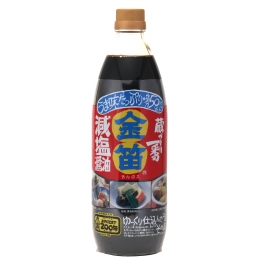 金笛 減塩醤油/1リットル【笛木醤油】