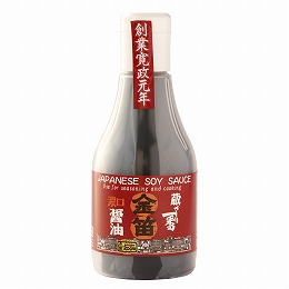 金笛濃口醤油ボトル/200ml【笛木醤油】