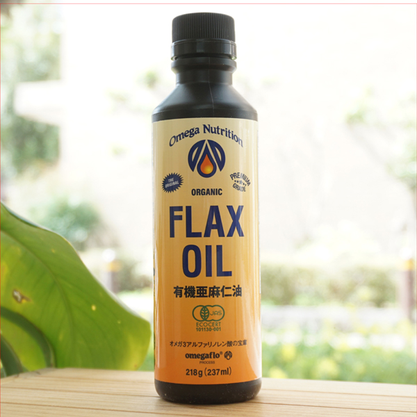 Omega Nutrition 有機亜麻仁油/237ml【アトワ】 ORGANIC FLAX OIL フラックスオイル