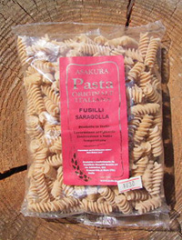 無肥料無農薬古代小麦サラゴッラ(五分挽き)フジッリ1