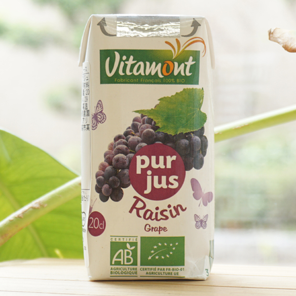 Vitamont 有機グレープ ストレートジュース/200ml【アリサン】 pur jus Raisin Grape | 健康ストア健友館