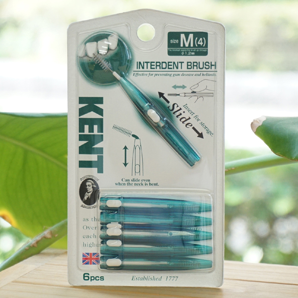 KENT 歯間ブラシ(太いタイプ)M/6本【池本刷子工業】