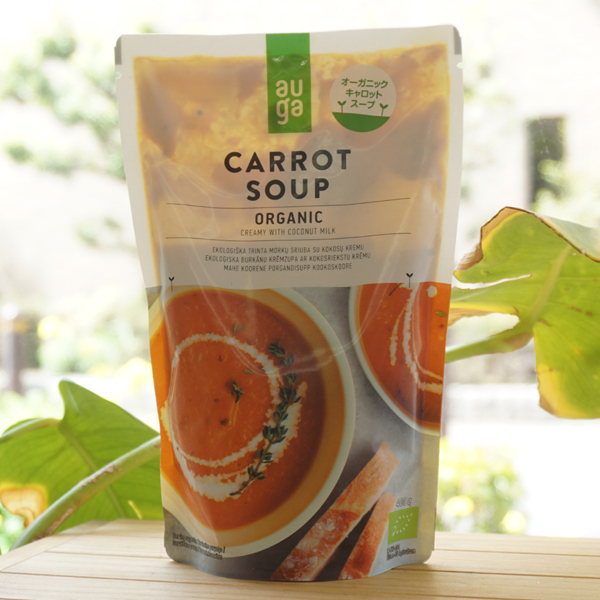 auga オーガニック(キャロット)スープ/400g【むそう】 CARROT SOUP ORGANIC