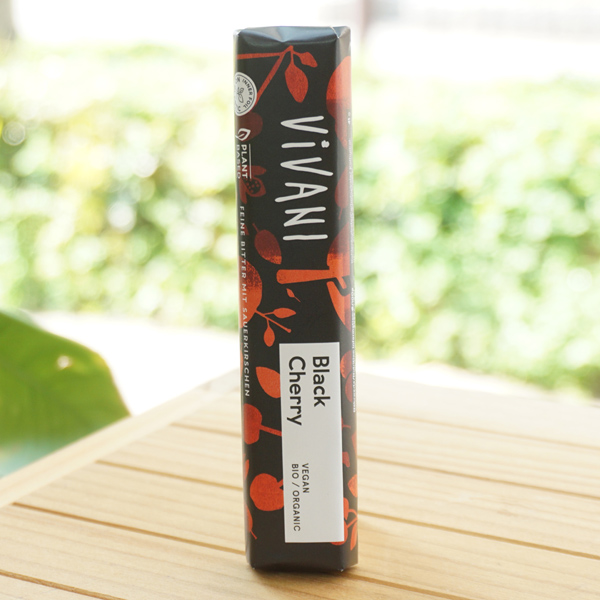 ViVANI オーガニックダークチョコレートバー(ブラックチェリー)/35g【アスプルンド】 BLACK CHERRY