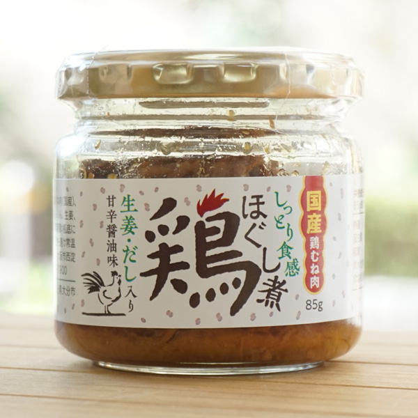 しっとり食感 鶏ほぐし煮/85g【スカイフード】