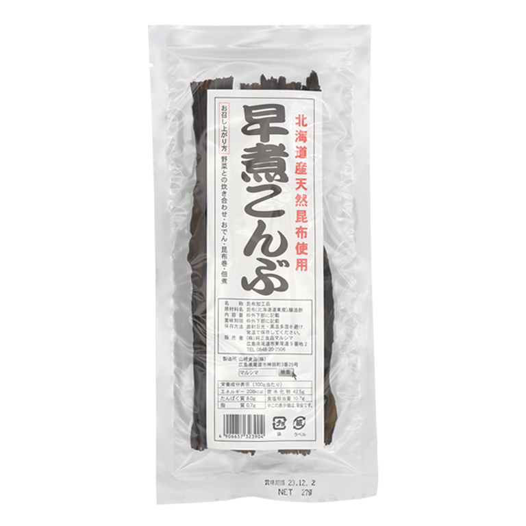 早煮こんぶ/27g【マルシマ】